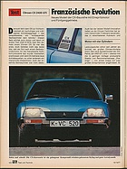 Testbericht: Französische Evolution - Test Citroen CX 2400 GTi (auto motor und sport / Nr. 19 / 1977 - Seite 100)