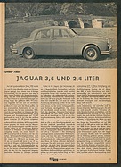 Testbericht: Unser Test - Jaguar 3,4 und 2,4 Liter (auto motor und sport / Nr. 26 / 1957 - Seite 13)
