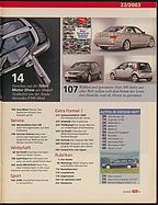 Seite 5 von Übersicht: auto motor und sport / Nr. 22 / 2003 - Titelseite