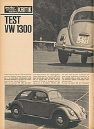Testbericht: Test VW 1300 (auto motor und sport / Nr. 18 / 1965 - Seite 20)