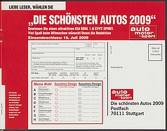 Seite  von Übersicht: auto motor und sport / Nr. 13 / 2009 - Titelseite