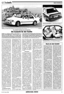 Testbericht: Der schnellste Ford Sierra jetzt mit Stufenheck - Cosworth für die ganze Familie (AR-Zeitung Nr. 5 / 1988 vom 04.Feb.1988 - Seite 19)