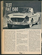Testbericht: Test Fiat 1500 (auto motor und sport / Nr. 19 / 1960 - Seite 14)