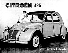 Citroën 2 CV - Faltblatt (1955)