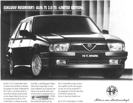 Alfa Romeo 75 2.0 Twin Spark