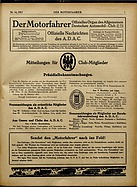 Seite 1 von ADAC Motorfahrer Nr. 44 / 1917 vom 03.11