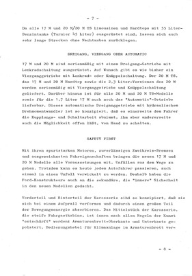 Ford 17M - Pressemitteilung (1967) - Seite 7