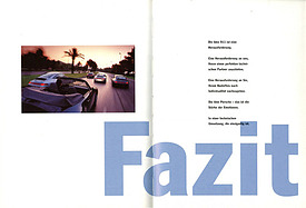 Die Idee Porsche 911 - Porsche 993 - Verkaufsliteratur (1996) - Seiten 82 und 83