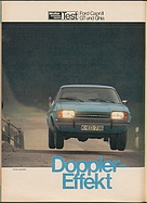 Testbericht: Dopplereffekt - Test Ford Capri II GT und Ghia (auto motor und sport / Nr. 9 / 1974 - Seite 36)