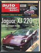 Seite  von Übersicht: auto motor und sport / Nr. 19 / 1994 - Titelseite