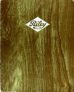 Riley Cars - Verkaufsbroschüre (1937, engl.)