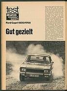 Testbericht: Gut gezielt - Ford Capri 1500/1700 (auto motor und sport / Nr. 9 / 1969 - Seite 30)