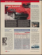 Seite 12 von Übersicht: auto motor und sport / Nr. 20 / 2003 - Titelseite