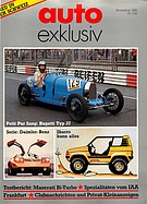 Seite 1 von Auto exklusiv Nr. 11 / 1983