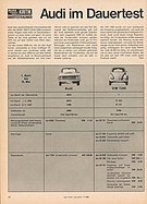 Testbericht: Dauertestkalender: Audi im Dauertest (auto motor und sport / Nr. 11 / 1966 - Seite 44)