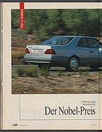 Testbericht: Der Nobel-Preis - Vorstellung Mercedes-Benz 500/600 SEC (auto motor und sport / Nr. 1 / 1992 - Seite 24)