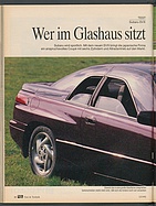 Testbericht: Wer im Glashaus sitzt: Test Subaru SVX (auto motor und sport / Nr. 12 / 1992 - Seite 88)