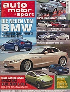 Seite  von Übersicht: auto motor und sport / Nr. 1 / 2009 - Titelseite
