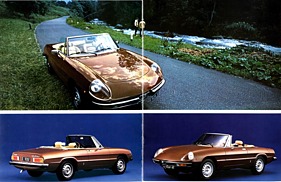 Alfa Romeo 2000 Spider - Verkaufsprospekt (1978) - Seiten 6 und 7