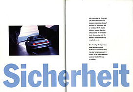 Die Idee Porsche 911 - Porsche 993 - Verkaufsliteratur (1996) - Seiten 24 und 25