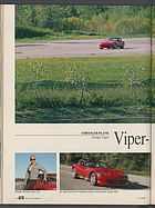 Testbericht: Viper-Geschichten: Chrysler-Pläne Dodge Viper (auto motor und sport / Nr. 25 / 1990 - Seite 70)