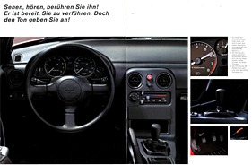 Mazda MX-5 - Verkaufsprospekt (1990) - Seiten 8 und 9
