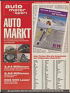 Seite 73 von Übersicht: auto motor und sport / Nr. 5 / 2007 - Titelseite