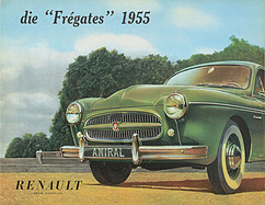 Renault Frégate - Verkaufsprospekt (1955)