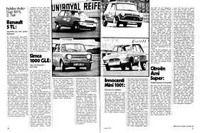 Acht Tausender im Examen - grosser Vergleichstest der Kleinen (Teil 2) - Hobby 2/1975 - Seiten 16 und 17