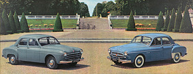 Renault Frégate - Verkaufsprospekt (1955) - Seiten 6 und 7