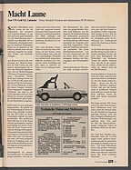 Testbericht: Macht Laune - Test VW Golf GL Cabriolet (mit 90 PS) (auto motor und sport / Nr. 20 / 1984 - Seite 33)