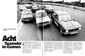 Acht Tausender im Examen - grosser Vergleichstest der Kleinen (Teil 2) - Hobby 2/1975 - Seiten 12 und 13