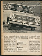 Testbericht: Test Opel Rekord (auto motor und sport / Nr. 9 / 1963 - Seite 20)
