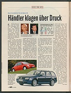 Seite 14 von Übersicht: auto motor und sport / Nr. 9 / 1999 - Titelseite