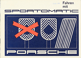 Fahren mit der Porsche-Sportomatic - Anleitung (1967)