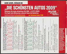 Seite  von Übersicht: auto motor und sport / Nr. 13 / 2009 - Titelseite