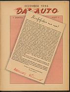Seite 1 von Übersicht: Das Auto / Nr. 1 / 1946 - Titelseite