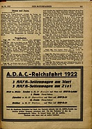 Seite 523 von ADAC Motorfahrer Nr. 35 / 1922 vom 02.11
