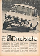 Testbericht: Test BMW 2002 Turbo (auto motor und sport / Nr. 19 / 1970 - Seite 59)