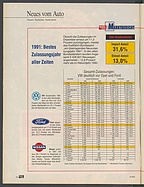 Seite 10 von Übersicht: auto motor und sport / Nr. 4 / 1992 - Titelseite