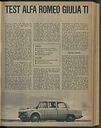 Testbericht: Test Alfa Romeo Giulia TI (auto motor und sport / Nr. 5 / 1963 - Seite 21)