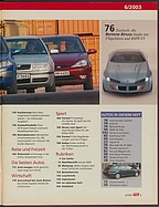 Seite 5 von Übersicht: auto motor und sport / Nr. 6 / 2003 - Titelseite