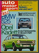 Seite 1 von auto motor und sport Nr. 18 / 1973