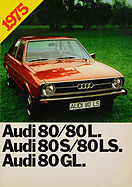 Audi 80 – Verkaufsprospekt (1975)