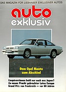 Seite 1 von Auto exklusiv Nr. 7 / 1988
