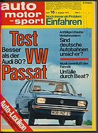 Seite 1 von auto motor und sport Nr. 16 / 1973