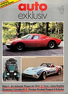 Seite 1 von Auto exklusiv Nr. 6 / 1984