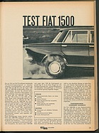 Testbericht: Test - Fiat 1500 (auto motor und sport / Nr. 24 / 1961 - Seite 23)