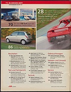 Seite 4 von Übersicht: auto motor und sport / Nr. 23 / 2003 - Titelseite