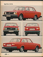 Testbericht: Nummer sicher - Test Volvo 244 DL (auto motor und sport / Nr. 4 / 1975 - Seite 56)
